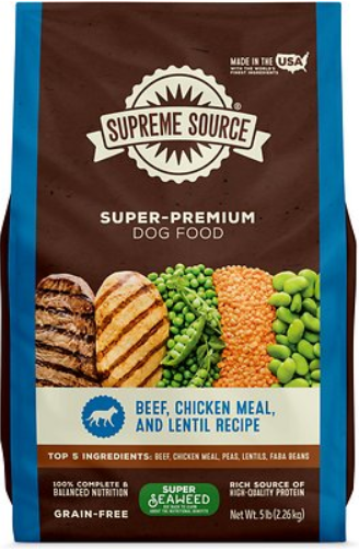 5. Supreme Source Beef, Chicken Meal & Lentil Recipe