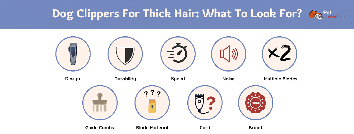 What to look for when buying a dog clipper for thick Hair