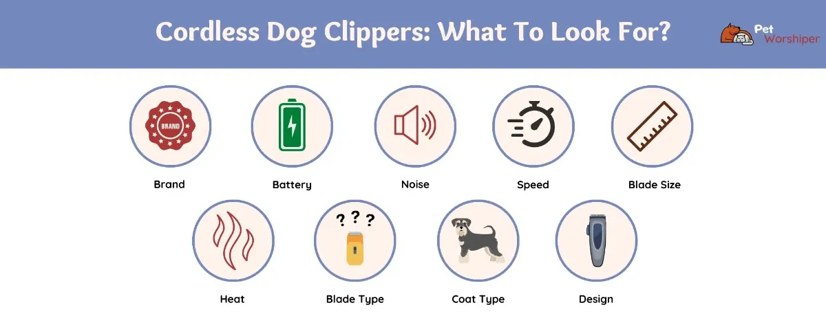 what to consider when choosing a cordless dog clipper