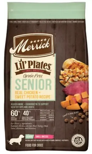 merrick grain free senior dog food